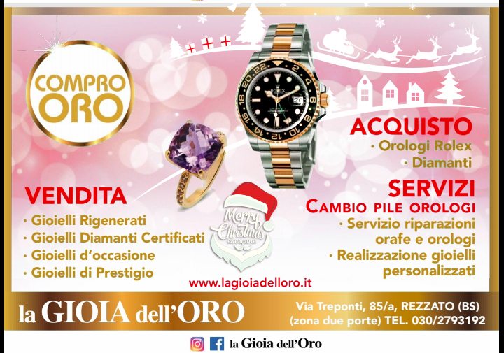 La Gioria dell'Oro - Compro Oro Argento Orologi e Gioielli. Vendita  Gioielli Rigenerati come Nuovi e Usati. Orologi marche Prestigiose.